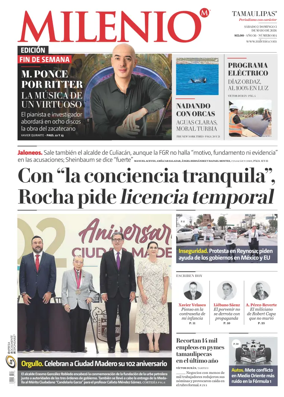 Cover of Milenio Tamaulipas