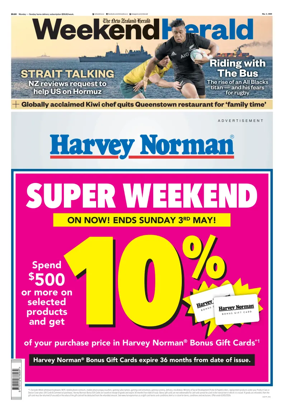 Cover of Weekend Herald