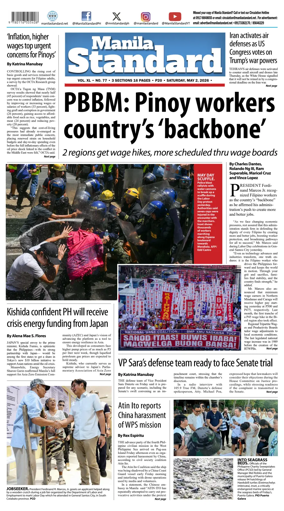 Cover of Manila Standard