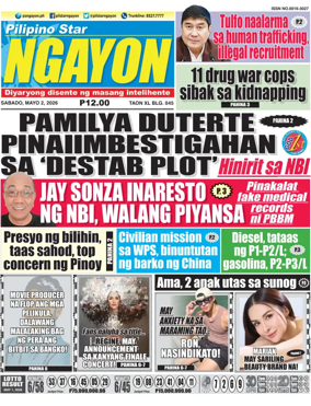 Cover of Pilipino Star Ngayon