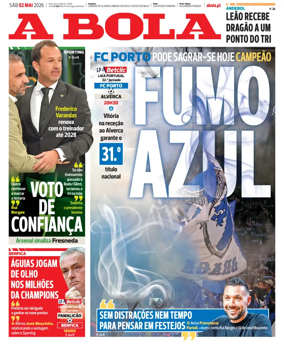 Cover of A BOLA (Portuguese)
