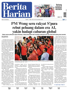 Cover of Berita Harian