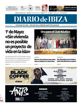 Cover of Diario de Ibiza