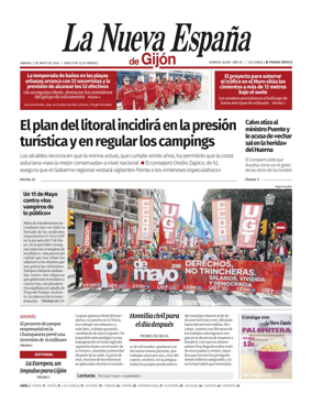 Cover of La Nueva Espana (Gijon)