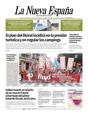 Cover of La Nueva Espana (Occidente)