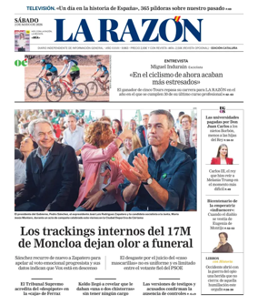 Cover of La Razon (Cataluna)