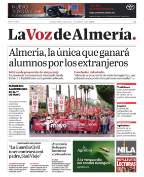 Cover of La Voz de Almeria