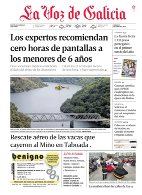 Cover of La Voz de Galicia (Carballo)