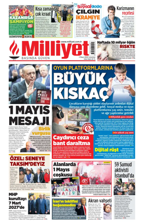Cover of Milliyet