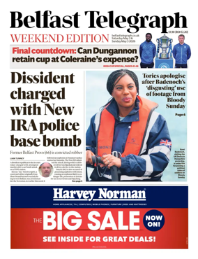 Cover of Belfast Telegraph