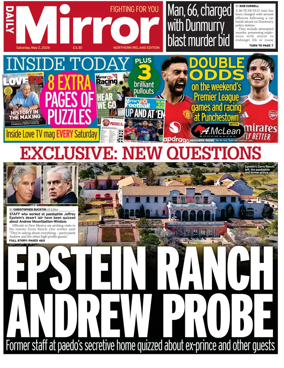 Cover of Daily Mirror (Northern Ireland)