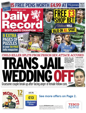 Cover of Daily Record