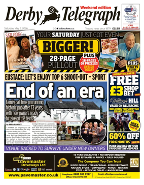 Cover of Derby Telegraph