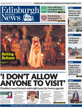 Cover of Edinburgh Evening News