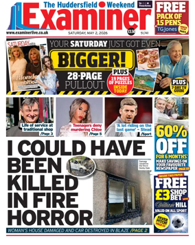 Cover of Huddersfield Daily Examiner