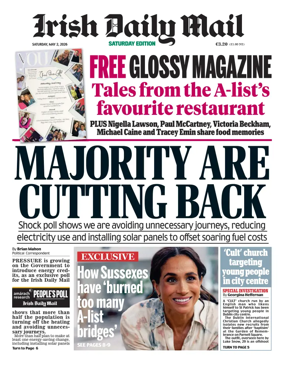 Cover of Irish Daily Mail