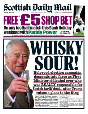 Cover of Scottish Daily Mail