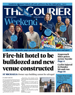Cover of The Courier & Advertiser (Angus and Dundee)