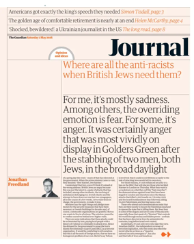 Cover of The Guardian e-paper Journal