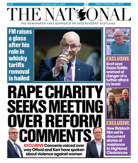 Cover of The National (Scotland)