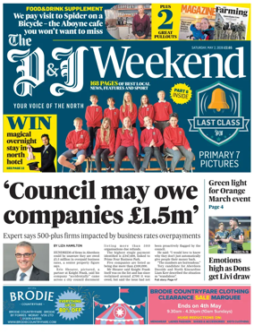 Cover of The Press and Journal (Aberdeen and Aberdeenshire)