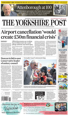 Cover of Yorkshire Post