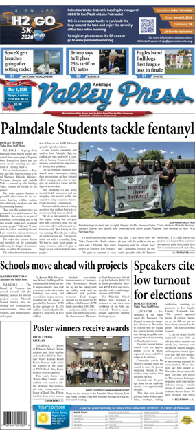 Cover of Antelope Valley Press