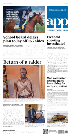 Cover of Asbury Park Press