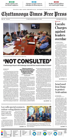 Cover of Chattanooga Times Free Press