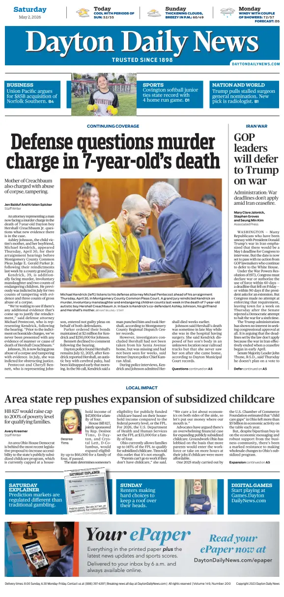 Cover of Dayton Daily News