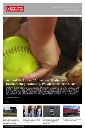 Cover of East Idaho News