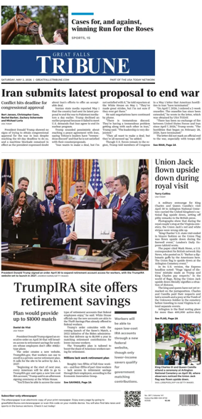Cover of Great Falls Tribune