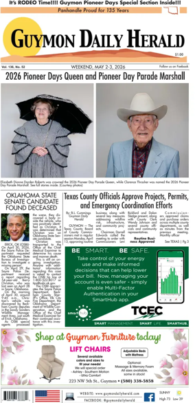 Cover of Guymon Daily Herald