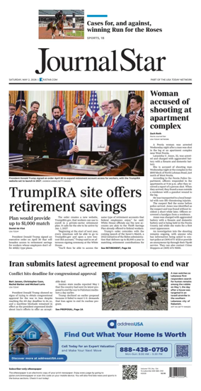 Cover of Journal Star (Peoria)