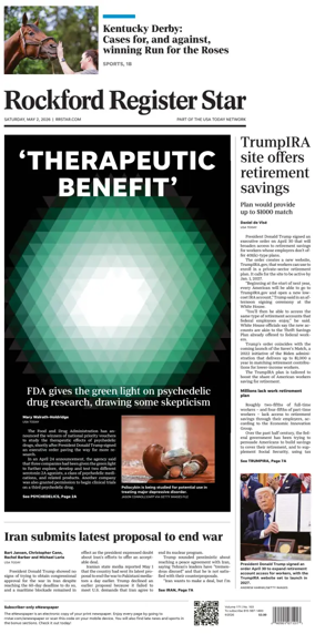 Cover of Rockford Register Star