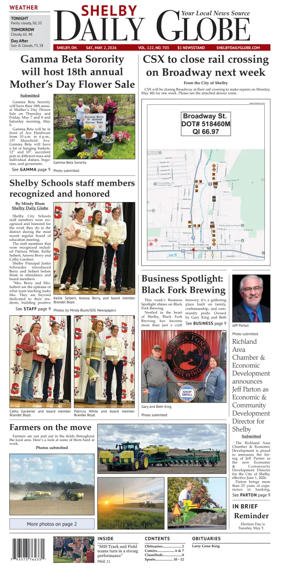 Cover of Shelby Daily Globe