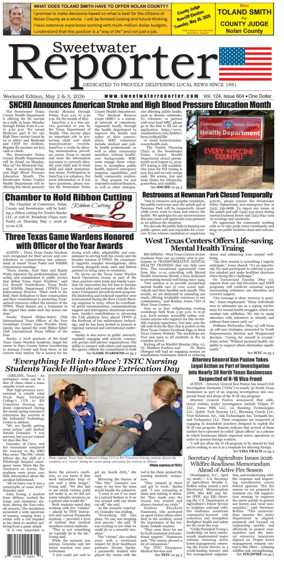 Cover of Sweetwater Reporter
