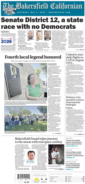 Cover of The Bakersfield Californian