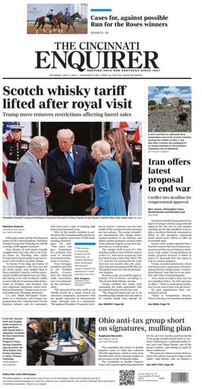 Cover of The Cincinnati Enquirer