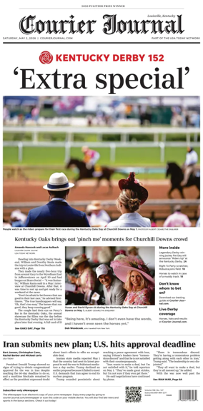 Cover of The Courier-Journal (Louisville)