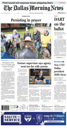 Cover of The Dallas Morning News