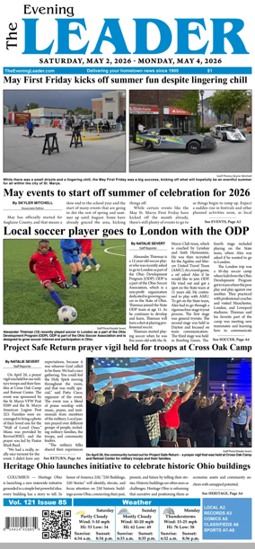 Cover of The Evening Leader