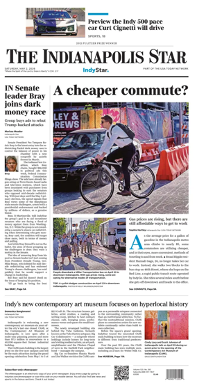 Cover of The Indianapolis Star