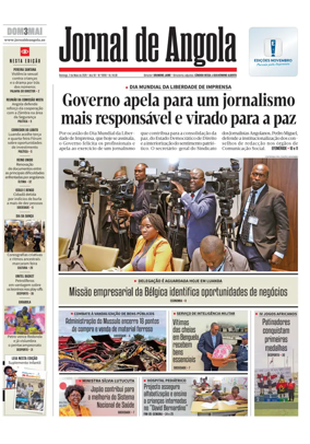 Cover of Jornal de Angola