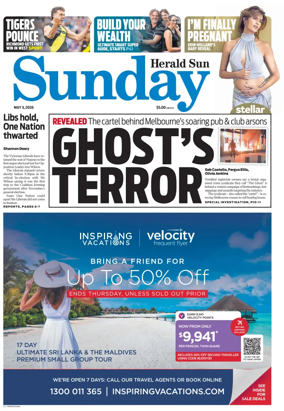 Cover of Herald Sun