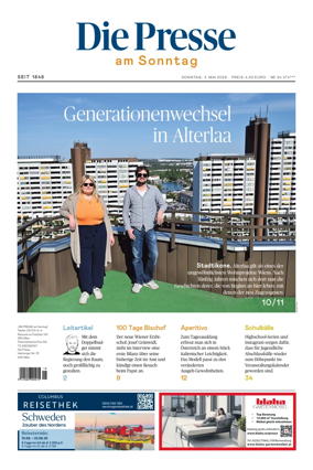 Cover of Die Presse am Sonntag