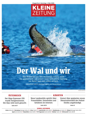 Cover of Kleine Zeitung Kaernten