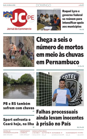 Cover of Jornal do Commercio