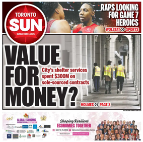 Cover of Toronto Sun
