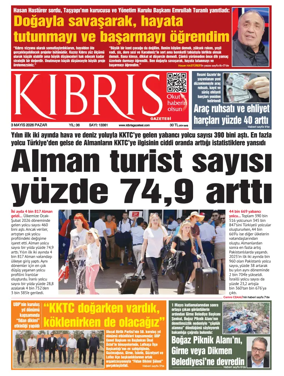 Cover of Kibris Gazetesi